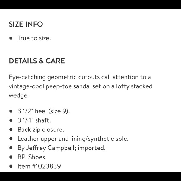 🦋Jeffrey Campbell Wedges🦋 - Picture 7 of 9